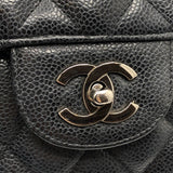 シャネル CHANEL マトラッセ30 A28600 11番台 ブラック　シルバー金具 キャビアスキン レディース ショルダーバッグ