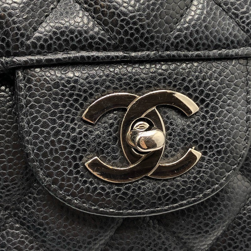 シャネル CHANEL マトラッセ30 A28600 11番台 ブラック　シルバー金具 キャビアスキン レディース ショルダーバッグ