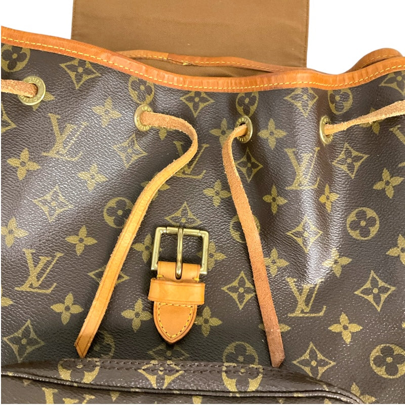 ルイ・ヴィトン LOUIS VUITTON モンスリGM M51135 モノグラム PVC レザー レディース リュック・デイパック