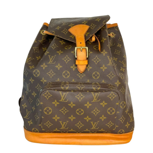 ルイ・ヴィトン LOUIS VUITTON モンスリGM M51135 モノグラム PVC レザー レディース リュック・デイパック |  中古ブランドリユースショップ OKURA(おお蔵)