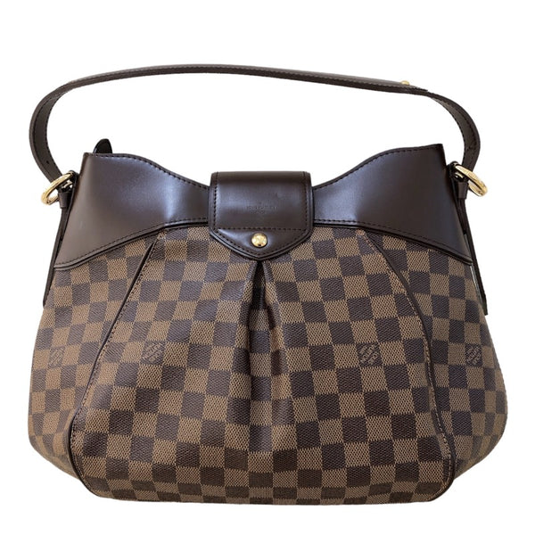 ルイ・ヴィトン LOUIS VUITTON システィナMM  N41540 ゴールド金具/ブラウン ダミエ レディース ショルダーバッグ