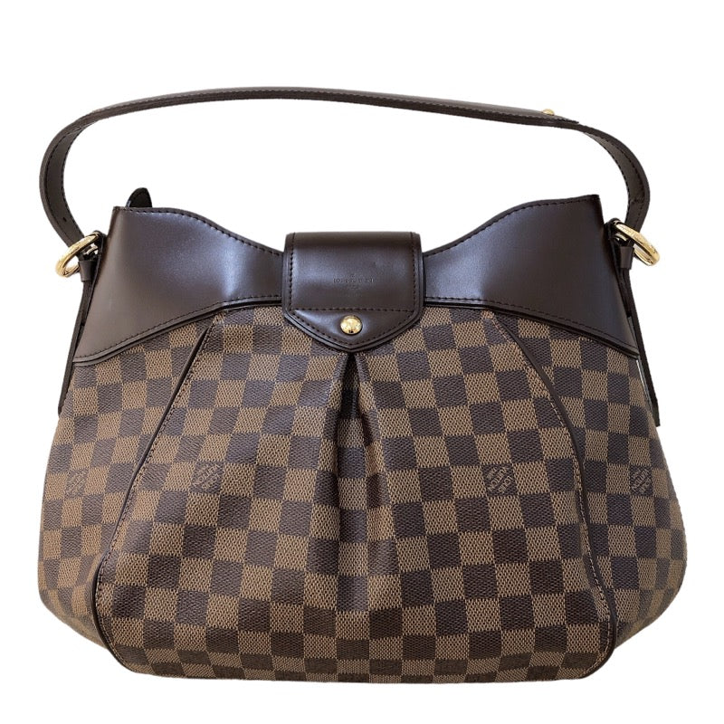 ルイ・ヴィトン LOUIS VUITTON システィナMM  N41540 ゴールド金具/ブラウン ダミエ レディース ショルダーバッグ