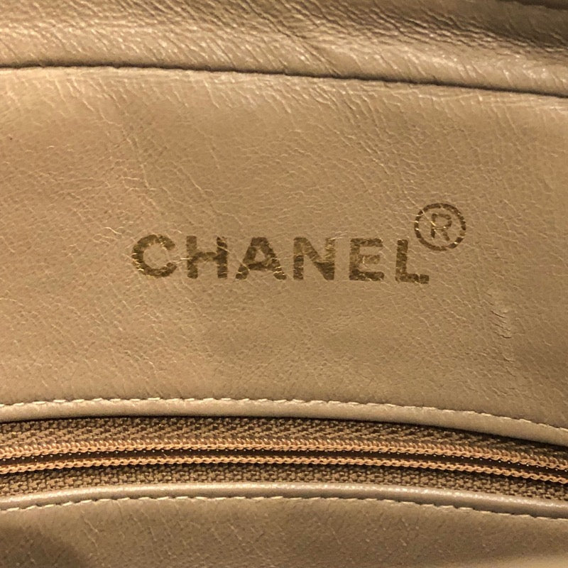 シャネル CHANEL チェーンショルダーバッグ ブラウン マットキャビアスキン レディース ショルダーバッグ