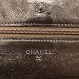 シャネル CHANEL 2.55 チェーンウォレット ゴールド トワルアッシュ レディース ショルダーバッグ