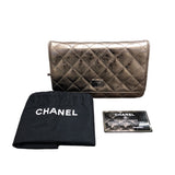 シャネル CHANEL 2.55 チェーンウォレット ゴールド トワルアッシュ レディース ショルダーバッグ