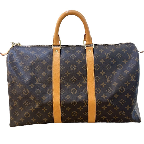 ルイ・ヴィトン LOUIS VUITTON キーポル45 M41428 ブラウン/ゴールド金具 モノグラムキャンバス ユニセックス ボストンバッグ