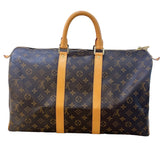 ルイ・ヴィトン LOUIS VUITTON キーポル45 M41428 ブラウン/ゴールド金具 モノグラムキャンバス ユニセックス ボストンバッグ