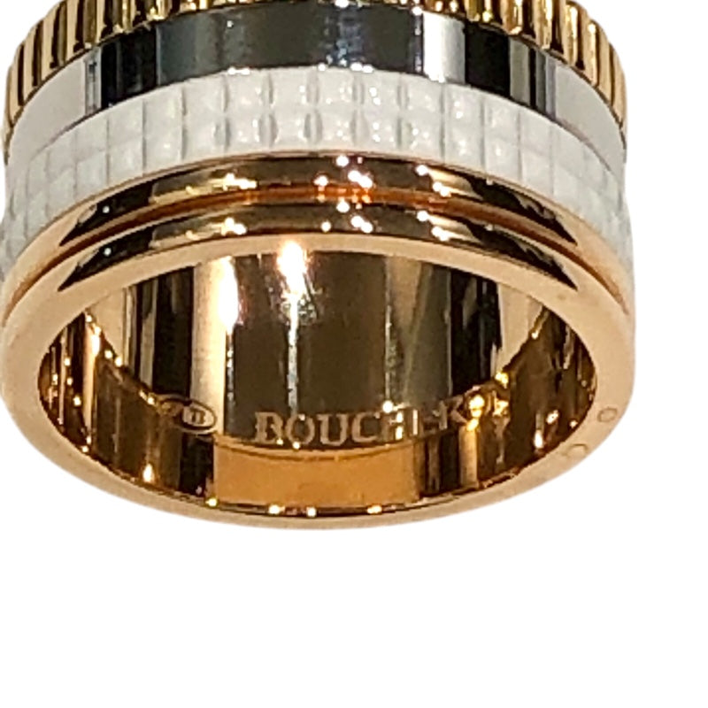 ブシュロン BOUCHERON キャトルホワイトリング ラージ K18イエローゴールド ジュエリー | 中古ブランドリユースショップ  OKURA(おお蔵)