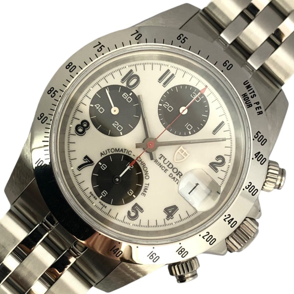 チューダー/チュードル TUDOR クロノタイム 79280 ホワイト SS 自動巻き メンズ 腕時計