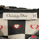 クリスチャン・ディオール Christian Dior D-CHESS フーデッドワンピース 157R40A2732 ブラック ポリエステル レディース ワンピース