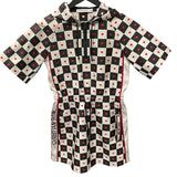 クリスチャン・ディオール Christian Dior D-CHESS フーデッドワンピース 157R40A2732 ブラック ポリエステル レディース ワンピース