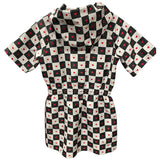 クリスチャン・ディオール Christian Dior D-CHESS フーデッドワンピース 157R40A2732 ブラック ポリエステル レディース ワンピース