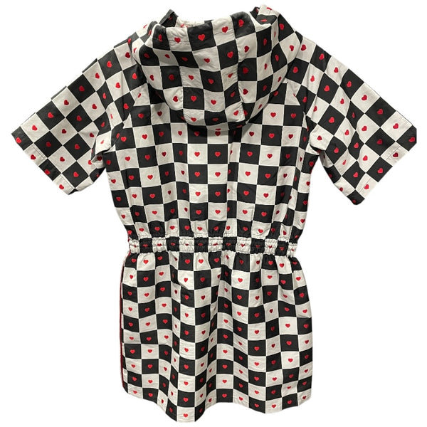 クリスチャン・ディオール Christian Dior D-CHESS フーデッドワンピース 157R40A2732 ブラック ポリエステル レディース ワンピース