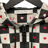 クリスチャン・ディオール Christian Dior D-CHESS フーデッドワンピース 157R40A2732 ブラック ポリエステル レディース ワンピース