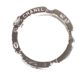 シャネル CHANEL ウルトラコレクション　1Pダイヤリング ホワイト K18ホワイトゴールド セラミック アクセサリー