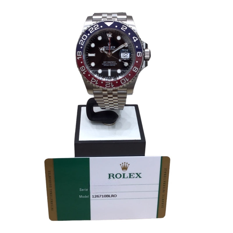 ロレックス ROLEX GMTマスター2 126710BLRO シルバー SS 自動巻き メンズ 腕時計 | 中古ブランドリユースショップ  OKURA(おお蔵)