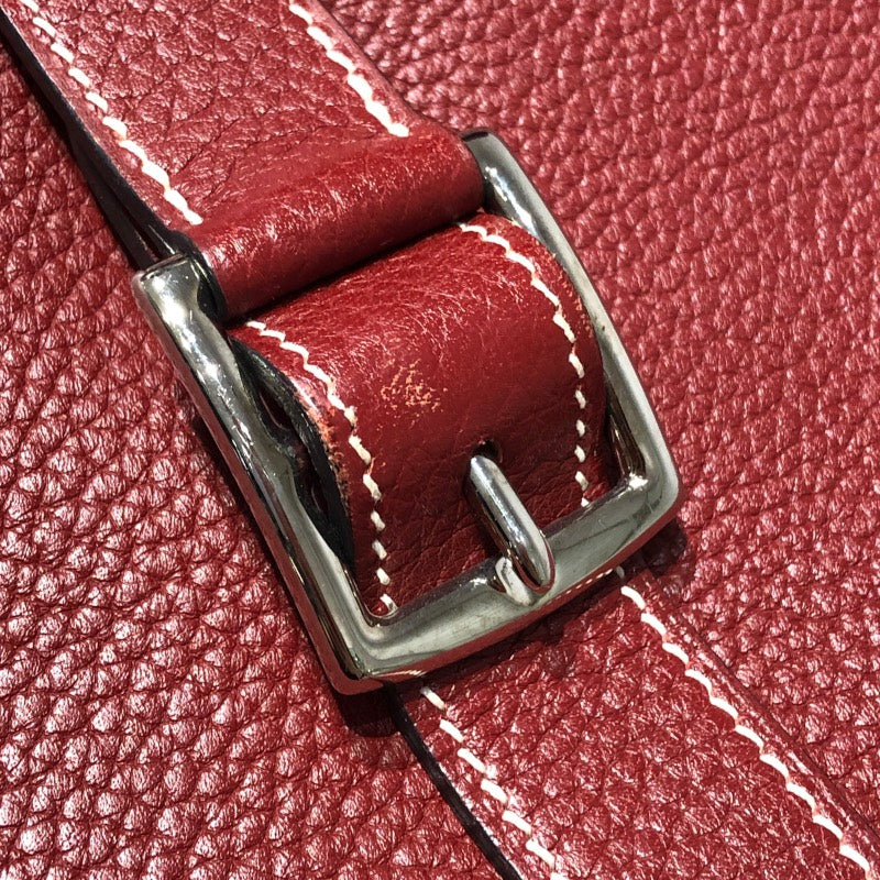 エルメス HERMES アルザン31 T刻 ルージュグレナ　SV金具 トリヨン レディース ショルダーバッグ