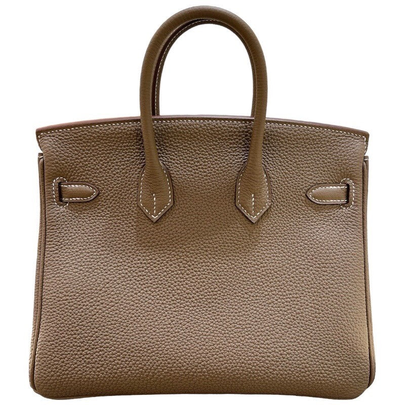 エルメス HERMES バーキン25 B刻印 エトゥープ・ゴールド金具 トゴ レディース ハンドバッグ