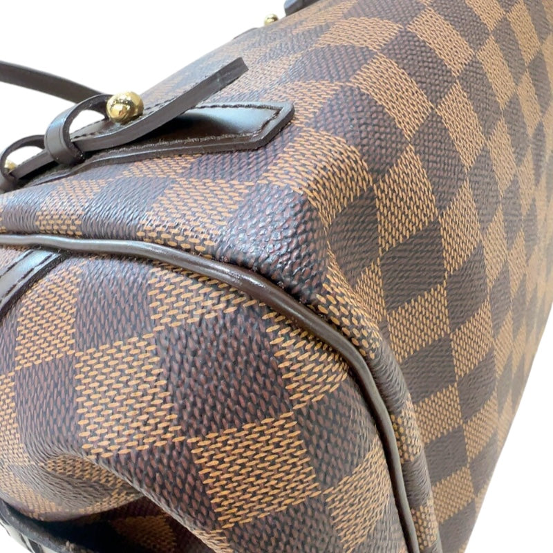 ルイ・ヴィトン LOUIS VUITTON リヴィントンPM N41157 ブラウン　ゴールド金具  ダミエ レディース ショルダーバッグ