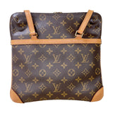 ルイ・ヴィトン LOUIS VUITTON クーサンGM M51141 ブラウン　ゴールド金具  モノグラム レディース ショルダーバッグ