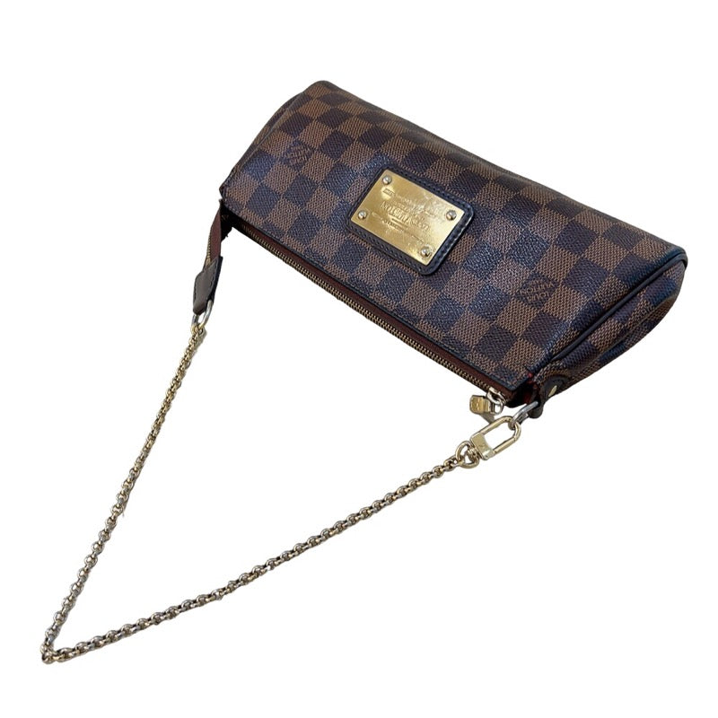 ルイ・ヴィトン LOUIS VUITTON エヴァ N55213 ブラウン ゴールド
