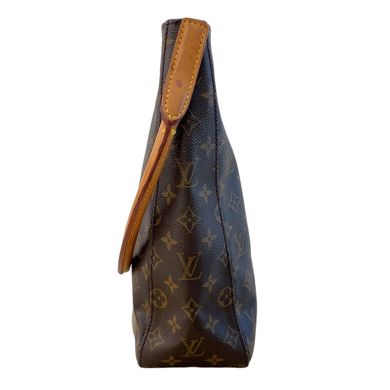 ルイ・ヴィトン LOUIS VUITTON ルーピングGM M51145 ブラウン ゴールド 
