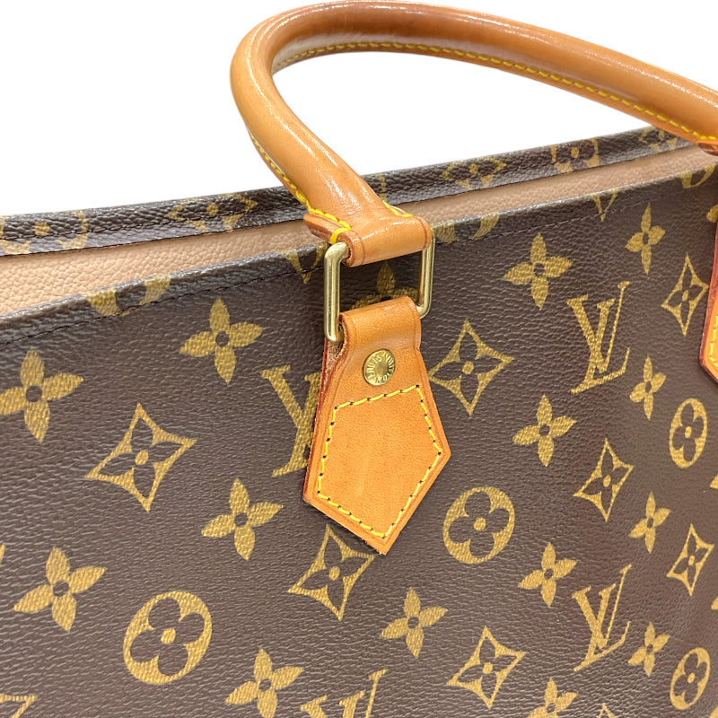 ルイ・ヴィトン LOUIS VUITTON サック・プラ M51140 ブラウン モノグラム・キャンバス/レザー ユニセックス ハンドバッグ