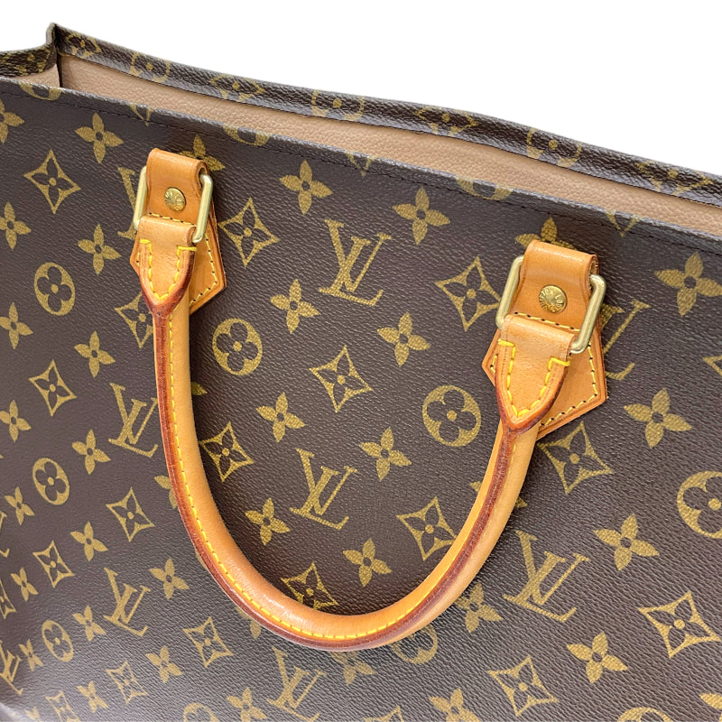 ルイ・ヴィトン LOUIS VUITTON サック・プラ M51140 ブラウン モノグラム・キャンバス/レザー ユニセックス ハンドバッグ