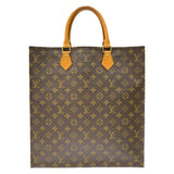 ルイ・ヴィトン LOUIS VUITTON サック・プラ M51140 ブラウン モノグラム・キャンバス/レザー ユニセックス ハンドバッグ