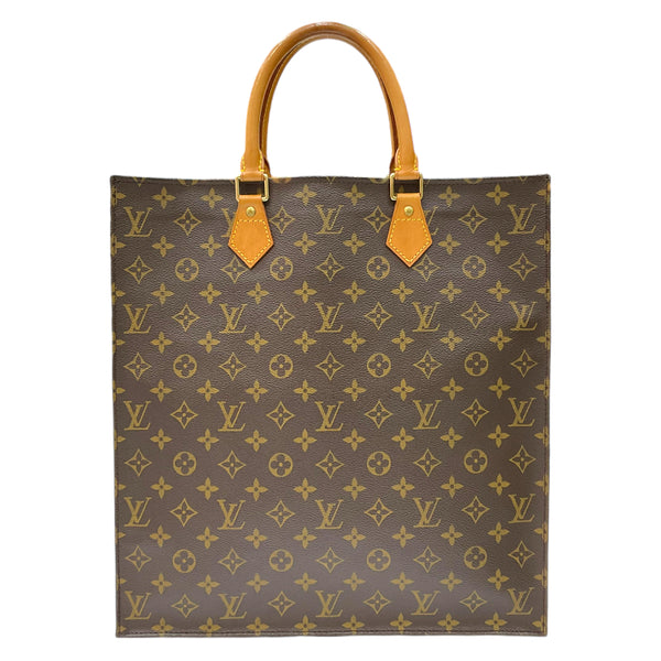 ルイ・ヴィトン LOUIS VUITTON サック・プラ M51140 ブラウン モノグラム・キャンバス/レザー ユニセックス ハンドバッグ