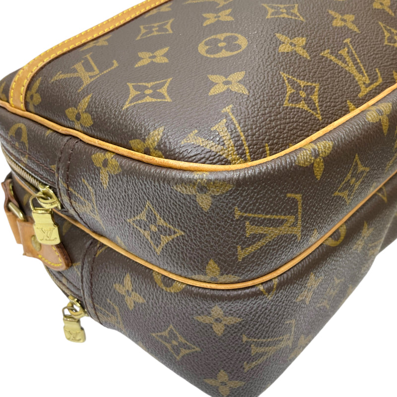 ルイ・ヴィトン LOUIS VUITTON リポーターPM M45254 ブラウン モノグラム・キャンバス/レザー   ユニセックス ショルダーバッグ