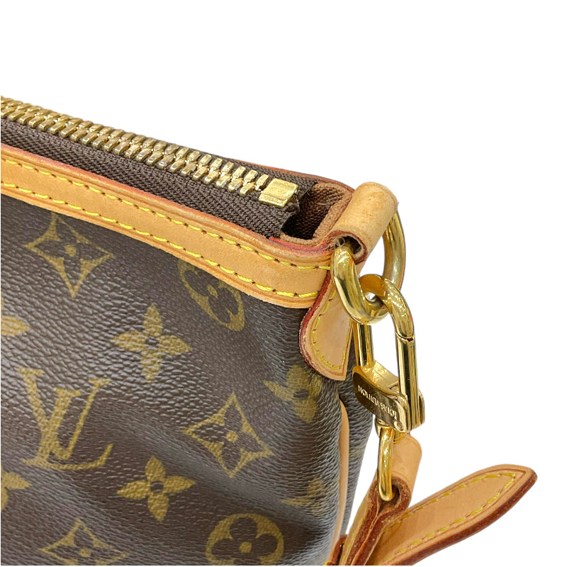 ルイ・ヴィトン LOUIS VUITTON パレルモ M40145 ブラウン モノグラム・キャンバス/レザー レディース 2wayハンドバッグ