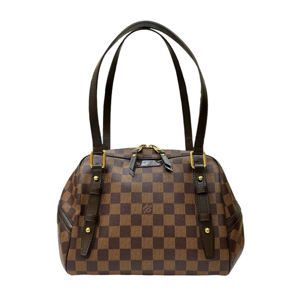 ルイ・ヴィトン LOUIS VUITTON リヴィントンPM N41157 エベヌ ダミエ・キャンバス/レザー  レディース ショルダーバッグ