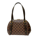 ルイ・ヴィトン LOUIS VUITTON リヴィントンPM N41157 エベヌ ダミエ・キャンバス/レザー  レディース ショルダーバッグ