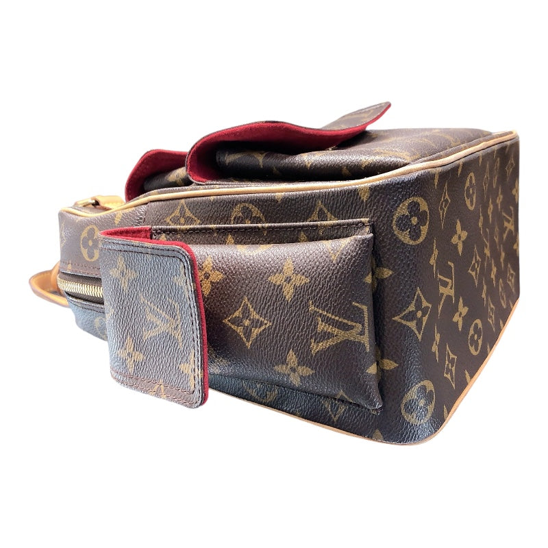 ルイ・ヴィトン LOUIS VUITTON エクサントリ・シテ M51161 ブラウン/ゴールド金具 モノグラム レディース ハンドバッグ