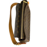 ルイ・ヴィトン LOUIS VUITTON キーポル・バンドリエール55 M51163 ブラウン/ゴールド金具 モノグラム レディース ショルダーバッグ