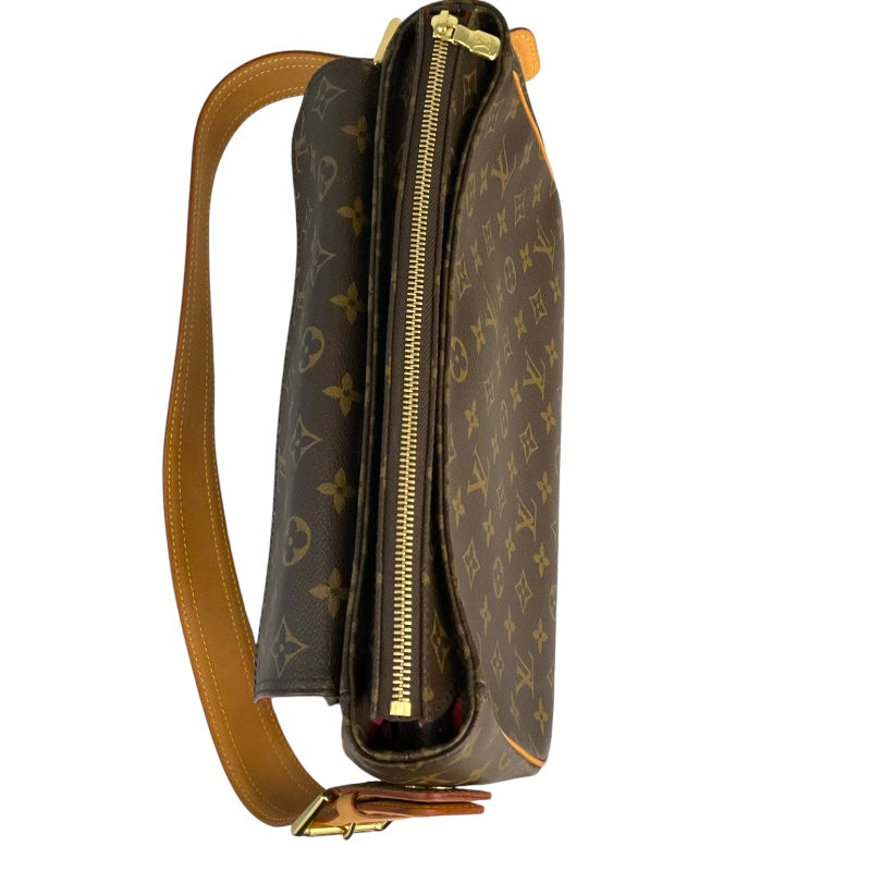 ルイ・ヴィトン LOUIS VUITTON キーポル・バンドリエール55 M51163 ブラウン/ゴールド金具 モノグラム レディース ショルダーバッグ