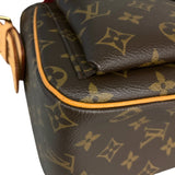 ルイ・ヴィトン LOUIS VUITTON キーポル・バンドリエール55 M51163 ブラウン/ゴールド金具 モノグラム レディース ショルダーバッグ