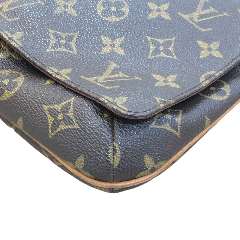 ルイ・ヴィトン LOUIS VUITTON ミュゼット・タンゴ・ショート M51257 ブラウン モノグラムキャンバス レディース ショルダーバッグ