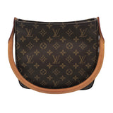 ルイ・ヴィトン LOUIS VUITTON ルーピングMM M51146 ブラウン モノグラムキャンバス レディース ハンドバッグ