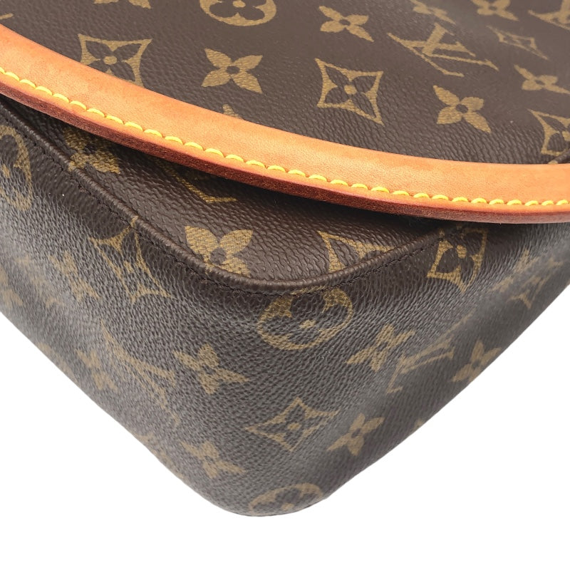 ルイ・ヴィトン LOUIS VUITTON ルーピングMM M51146 ブラウン モノグラムキャンバス レディース ハンドバッグ