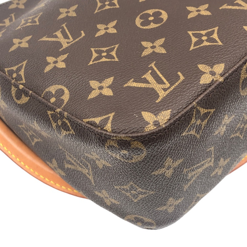 ルイ・ヴィトン LOUIS VUITTON ルーピングMM M51146 ブラウン モノグラムキャンバス レディース ハンドバッグ