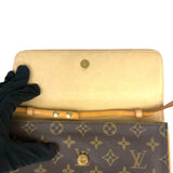 ルイ・ヴィトン LOUIS VUITTON ポシェット・ツインGM M51852 ブラウン モノグラム レディース ショルダーバッグ