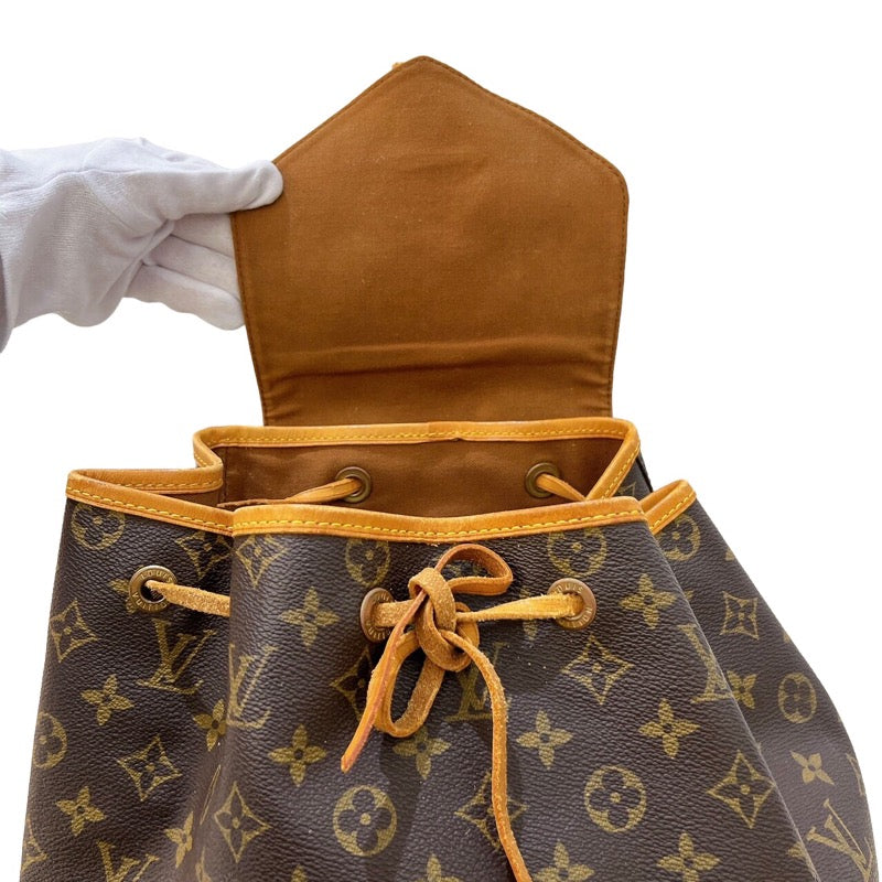 ルイ・ヴィトン LOUIS VUITTON モンスリGM M51135 モノグラム ゴールド金具 モノグラム レディース リュック・デイパッ |  中古ブランドリユースショップ OKURA(おお蔵)