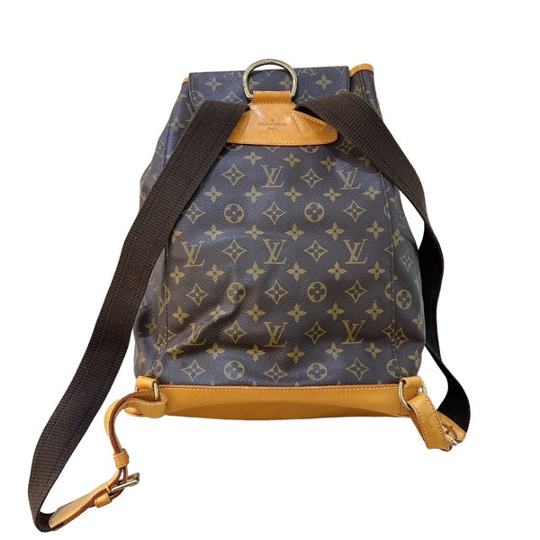 ルイ・ヴィトン LOUIS VUITTON モンスリGM M51135 モノグラム　ゴールド金具 モノグラム レディース リュック・デイパック