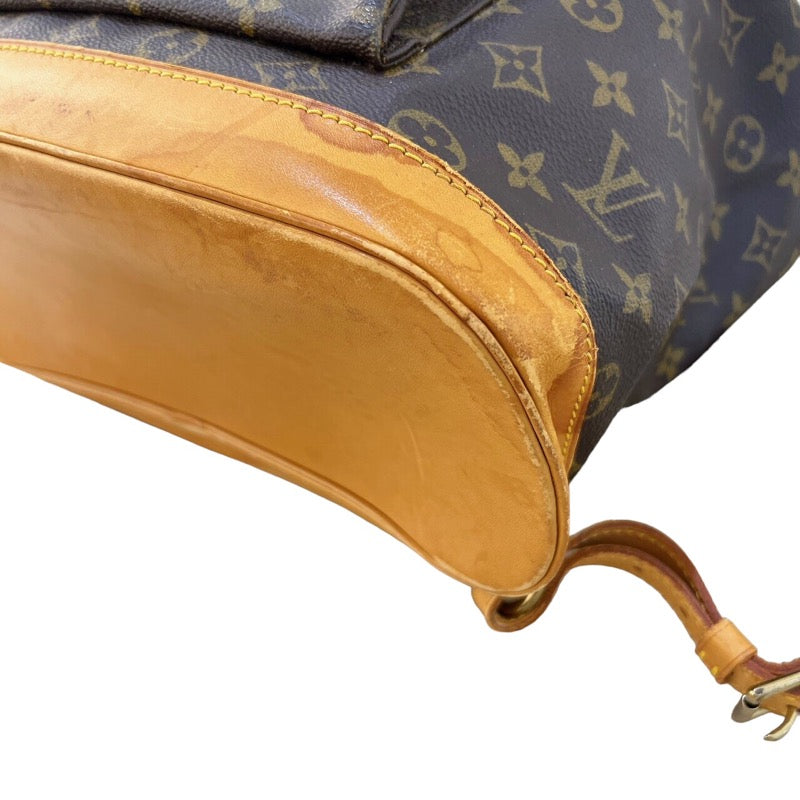 ルイ・ヴィトン LOUIS VUITTON モンスリGM M51135 モノグラム　ゴールド金具 モノグラム レディース リュック・デイパック