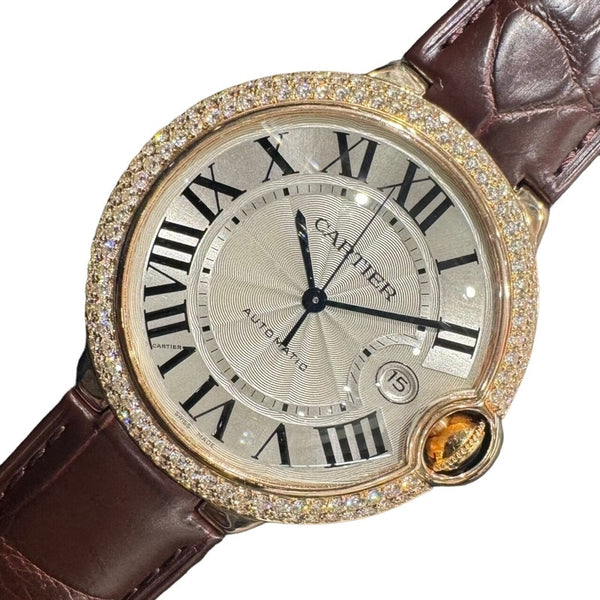 カルティエ Cartier バロンブルー ドゥ カルティエ 42mm WE900851 K18ピンクゴールド 自動巻き メンズ 腕時計