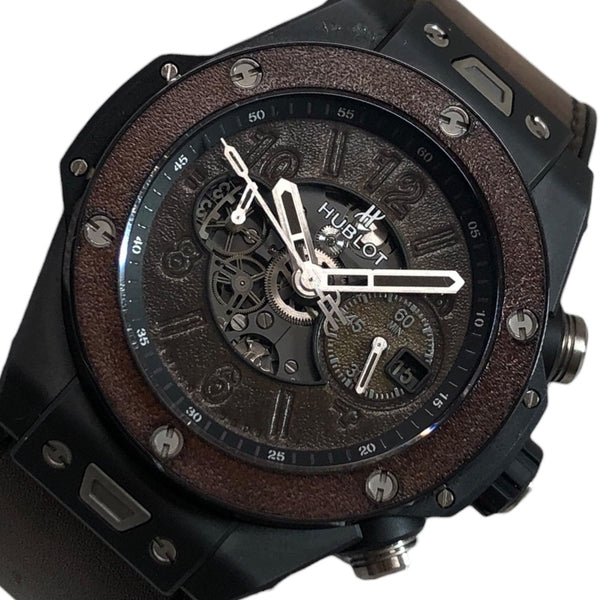 ウブロ HUBLOT ビッグバン ウニコ ベルルッティ コールドブラウン 411.CI.0500.VR.BER20 セラミック メンズ 腕時計