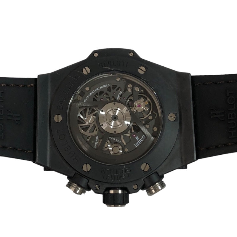 ウブロ HUBLOT ビッグバン ウニコ ベルルッティ コールドブラウン 411.CI.0500.VR.BER20 セラミック メンズ 腕時計