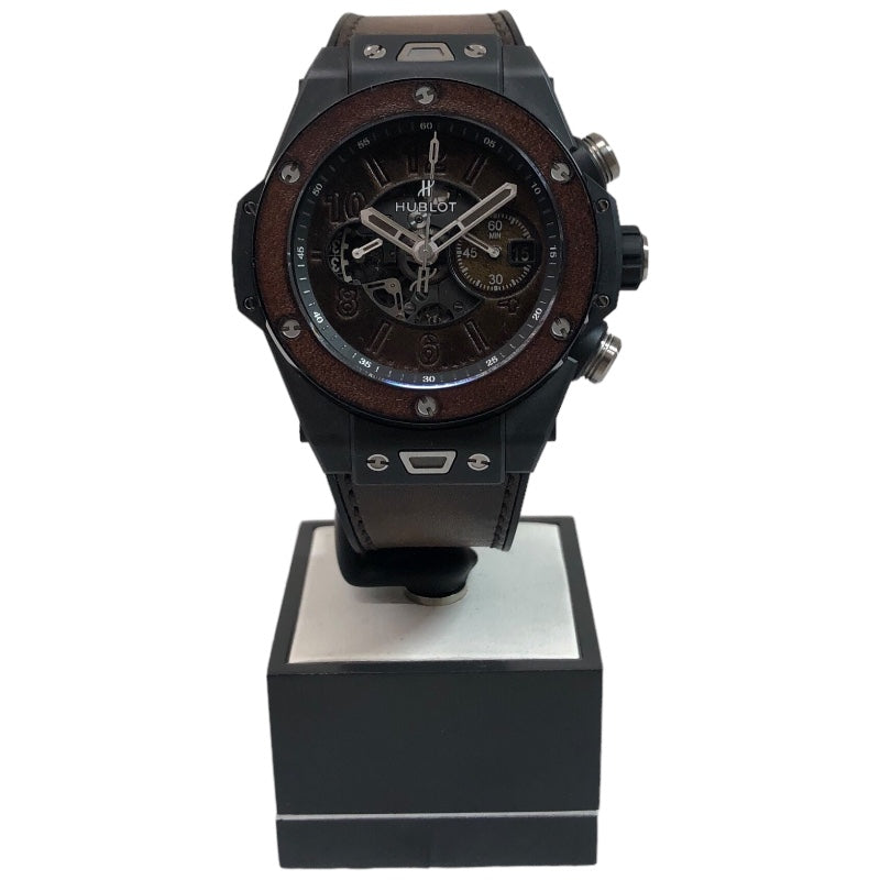 ウブロ HUBLOT ビッグバン ウニコ ベルルッティ コールドブラウン 411.CI.0500.VR.BER20 セラミック メンズ 腕時計